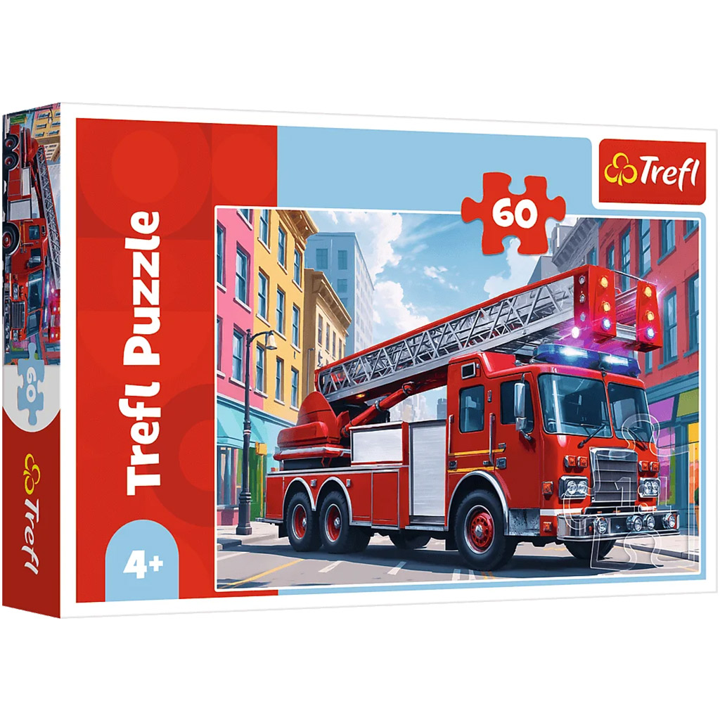 Tűzoltóautó 60db-os puzzle - Trefl kép 1