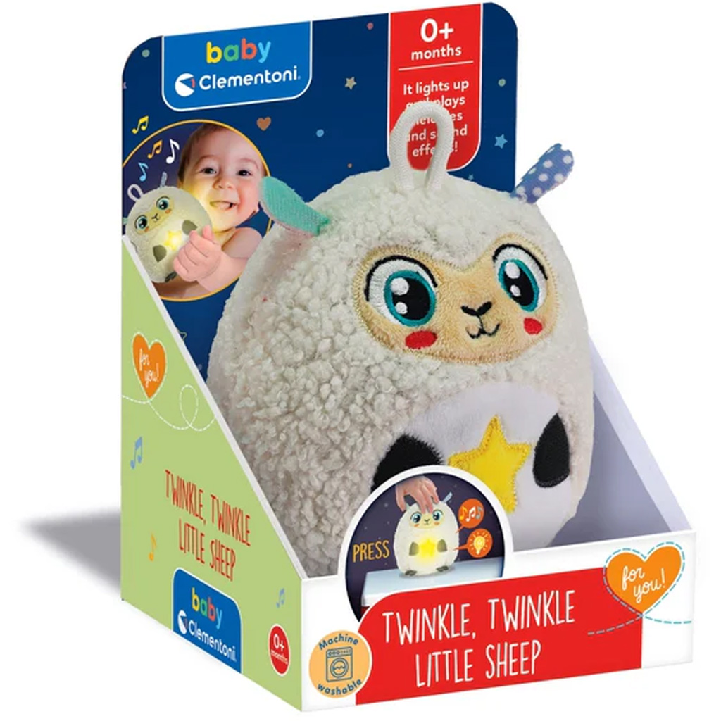 Twinkle-twinkle kicsi bárány interaktív bébijáték - Clementoni baby kép 1