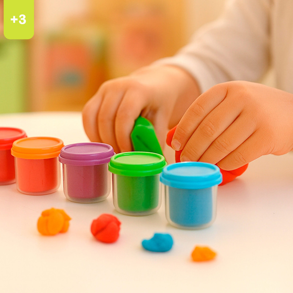 Playgo: Unikornis színes gyurma szett 6x56g kép 3