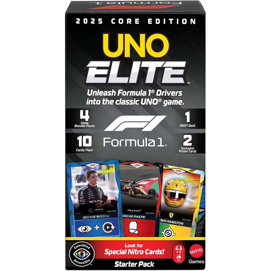 UNO Elite F1 kártyajáték - Mattel kép 1