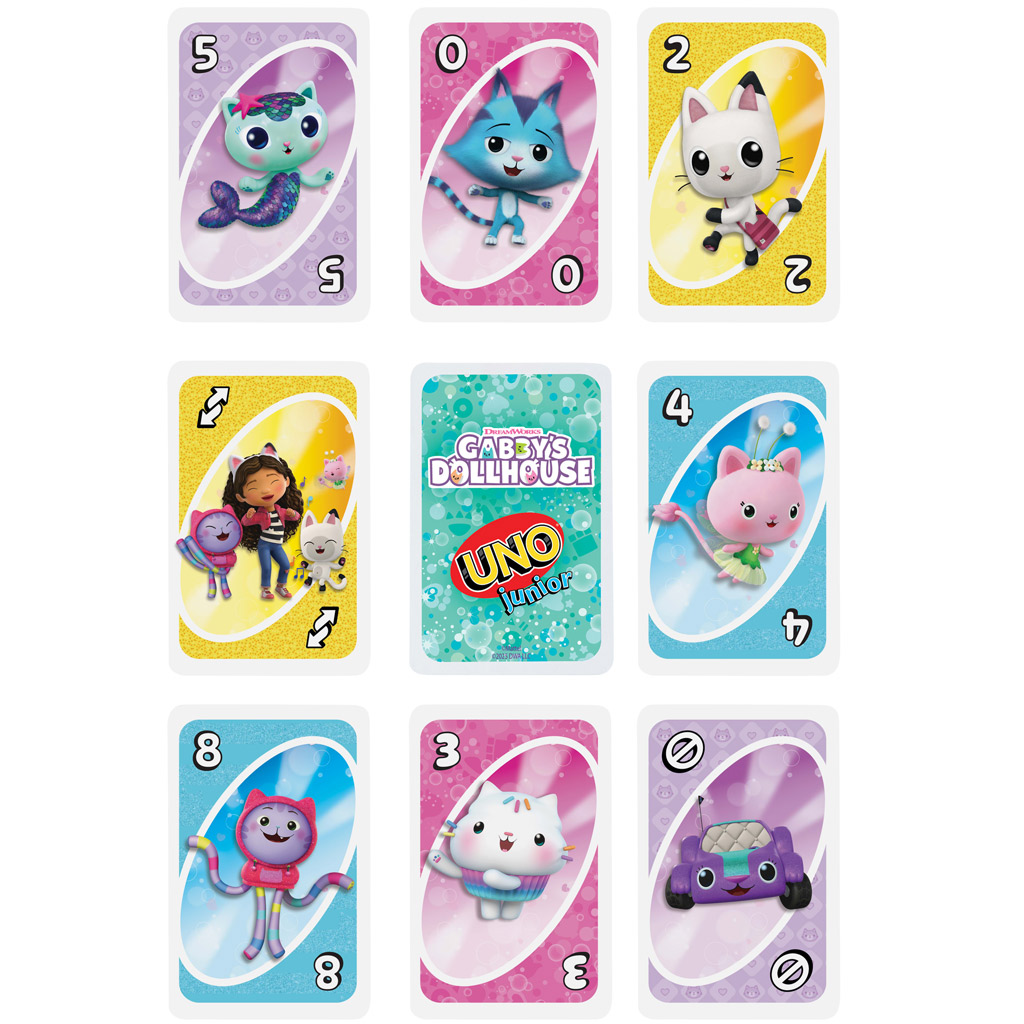 UNO Junior: Gabi babaháza kártyajáték - Mattel kép 4