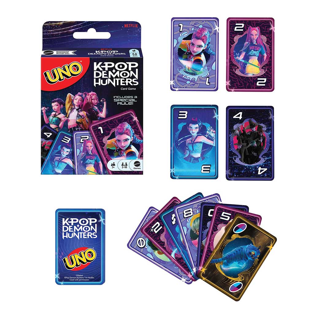 K-POP Démonvadászok UNO kártyajáték - Mattel kép 3