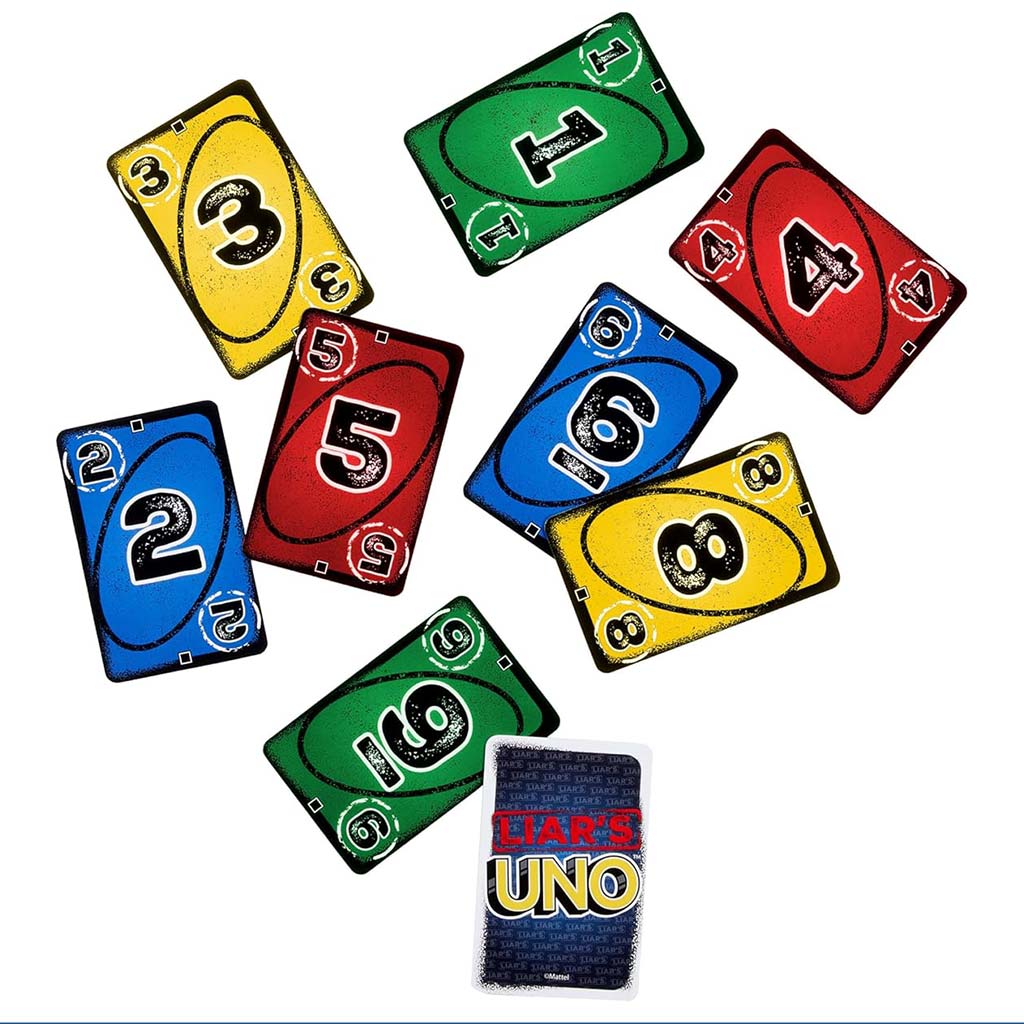 UNO Liars kártyajáték - Mattel kép 1