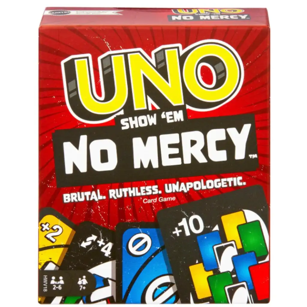 UNO No Mercy: Nincs kegyelem kártyajáték - Mattel kép 1