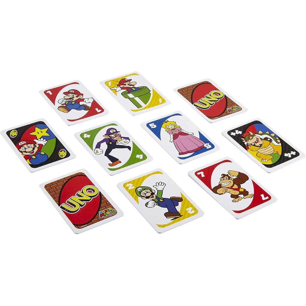 UNO Super Mario kártyajáték - Mattel kép 3