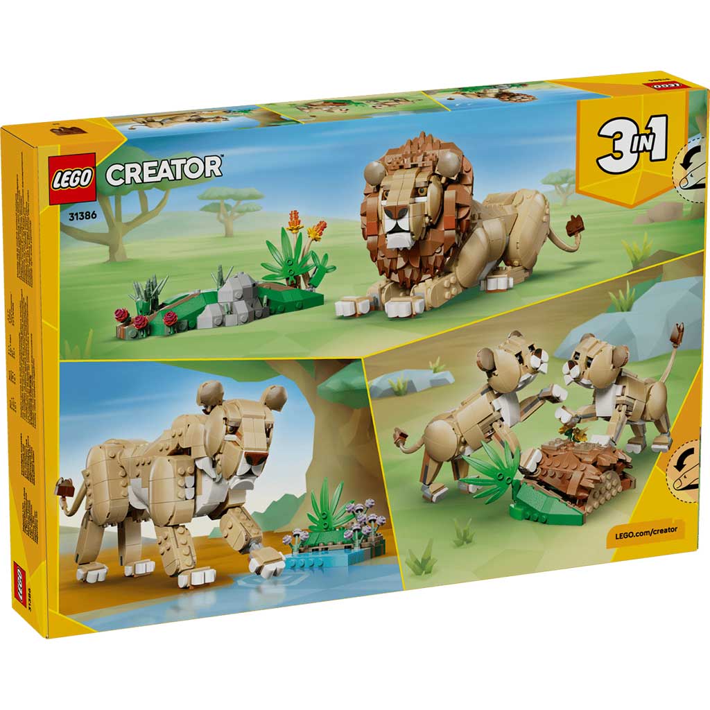 LEGO® Creator: Vadállatok: Fenséges oroszlán (31386) kép 7