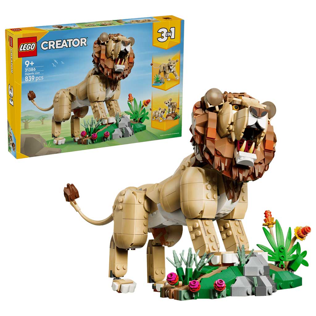 LEGO® Creator: Vadállatok: Fenséges oroszlán (31386) kép 1
