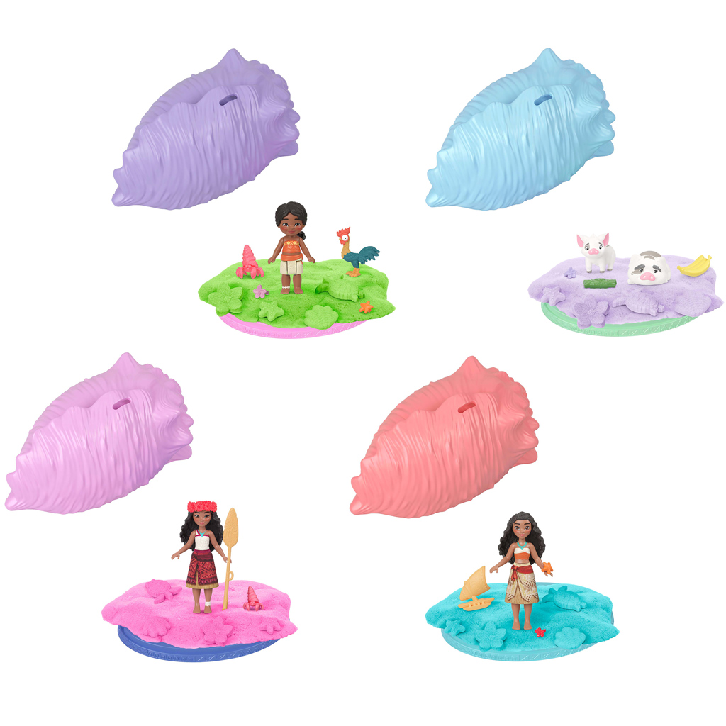 Disney Hercegnők: Vaiana mini meglepetés homokzátony figurával - Mattel kép 2