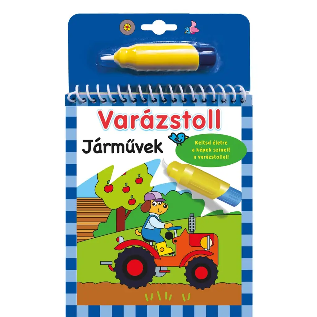 Varázstoll - Járművek kifestő kép 1