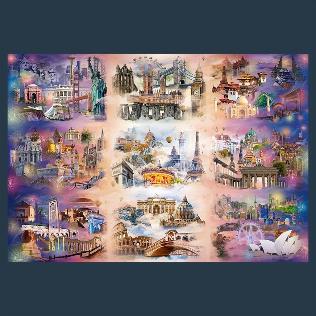 Városok a felhők között 13500db-os UFT puzzle - Trefl kép 2