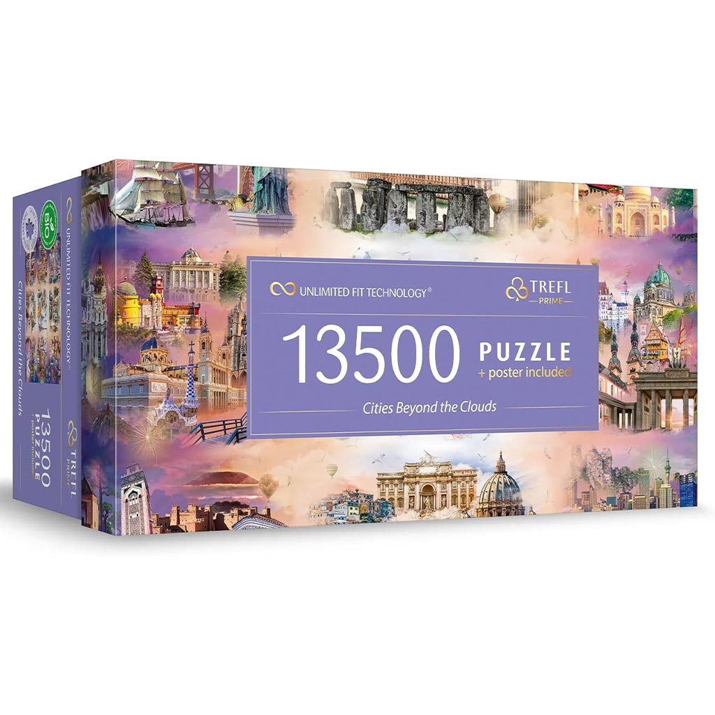 Városok a felhők között 13500db-os UFT puzzle - Trefl kép 1