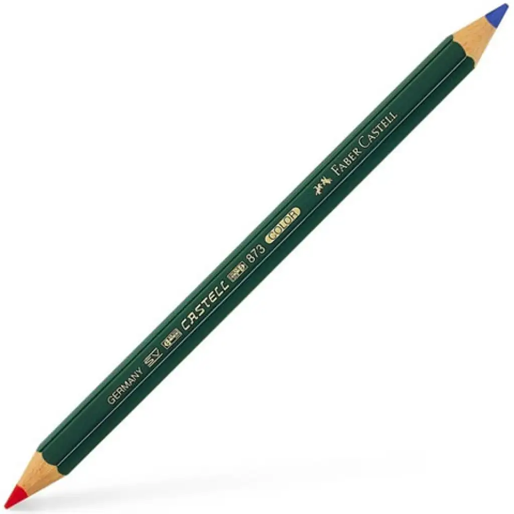 Faber-Castell: Vastag kék-piros postairon kép 1
