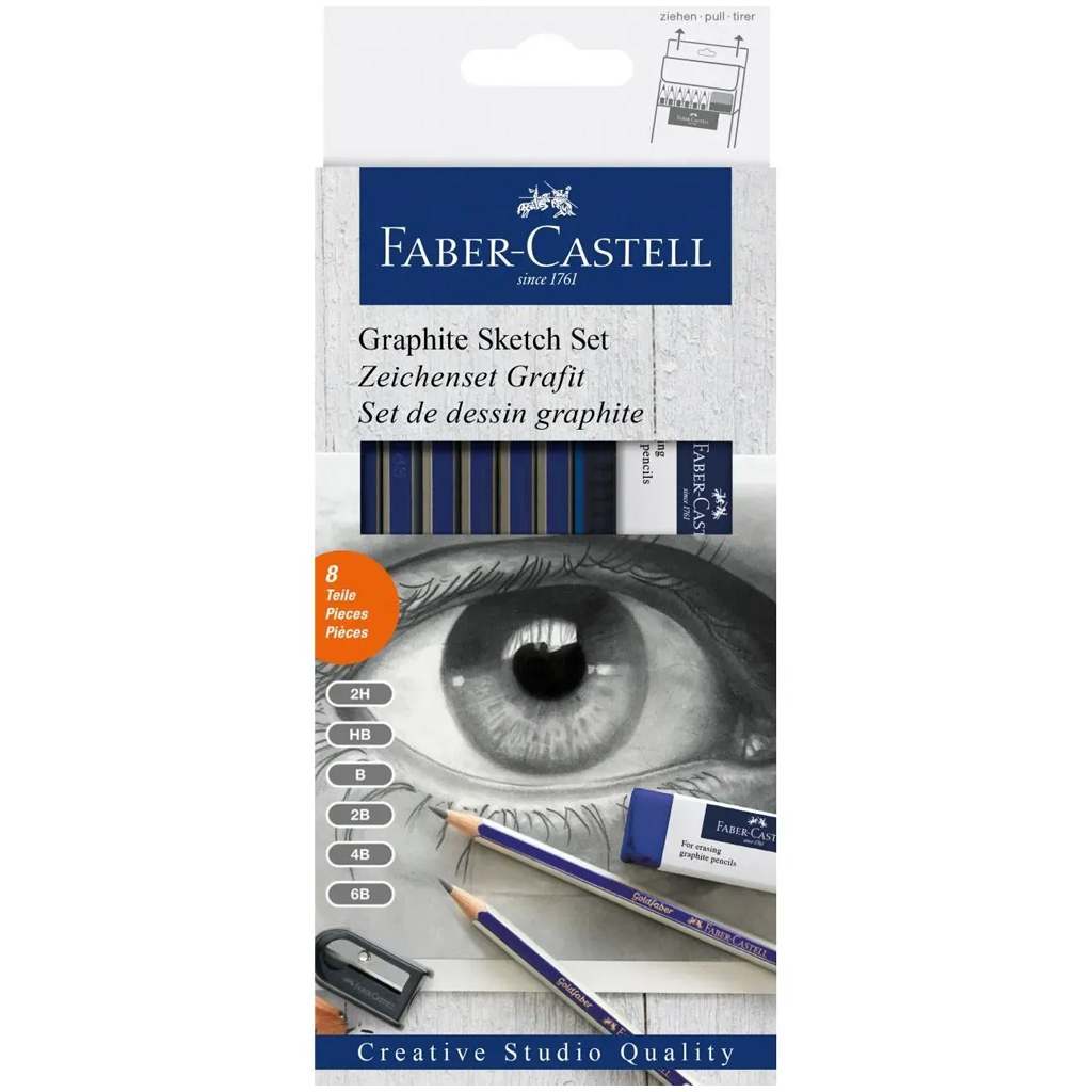 Faber-Castell: Grafit vázlatceruza szett 8db-os kép 1