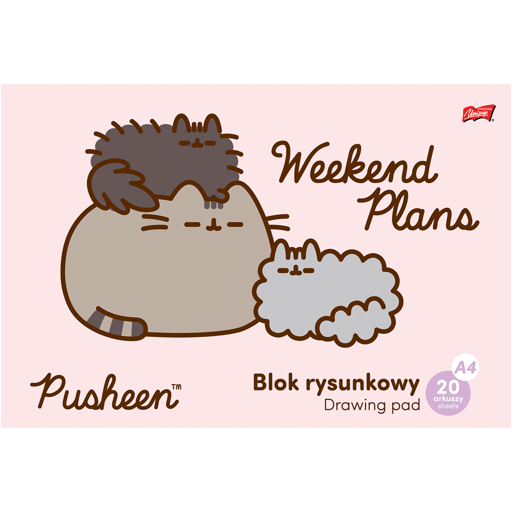 Pusheen vázlatfüzet A/4 20 lapos kép 1