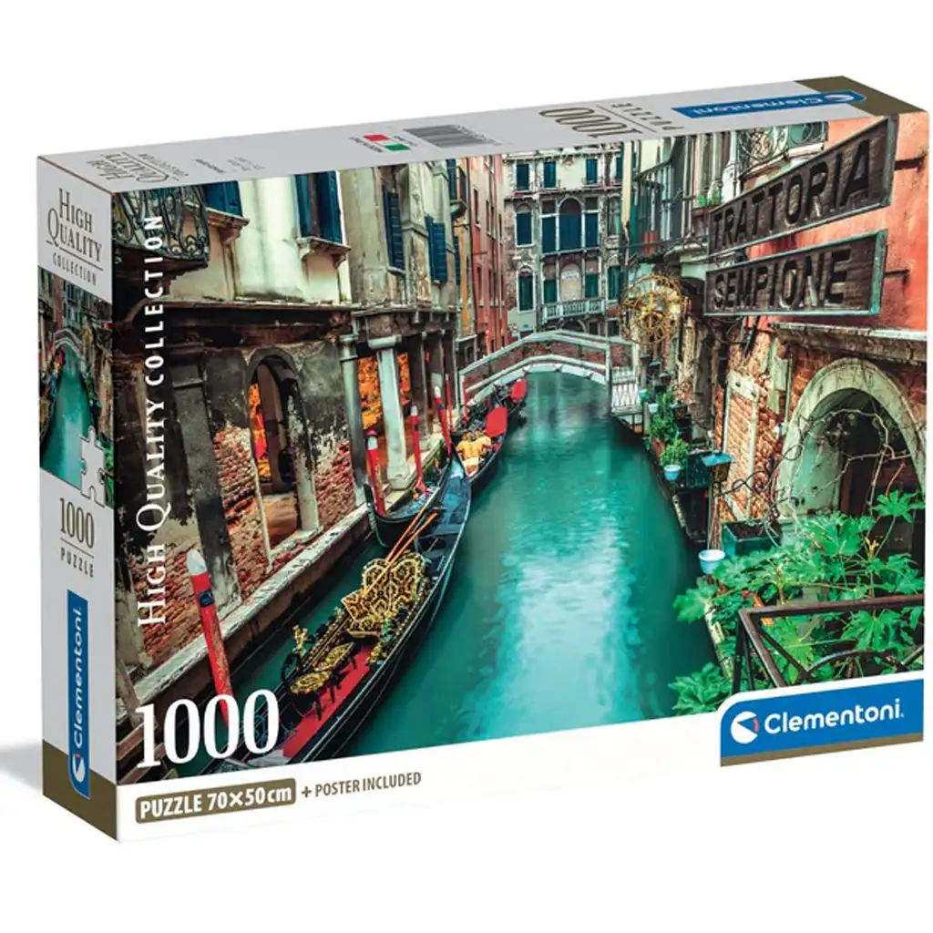 Velencei csatorna HQC 1000db-os puzzle - Clementoni kép 1