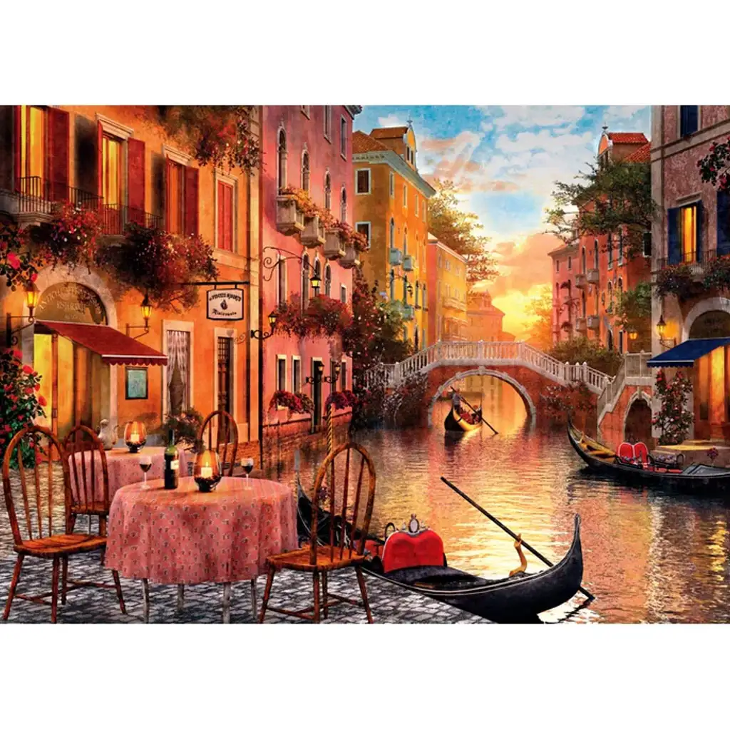 Velencei vacsora 1500db-os HQC kompakt puzzle - Clementoni kép 2