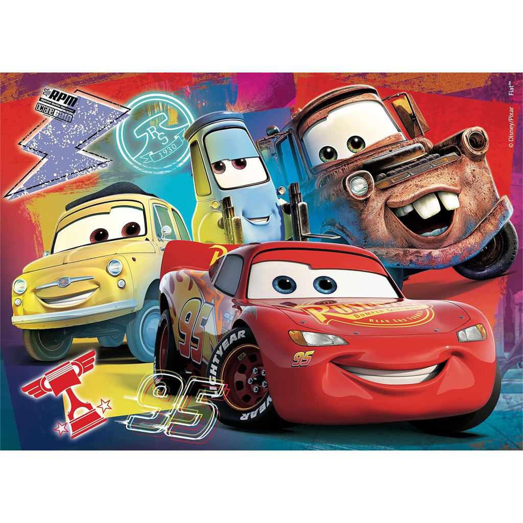 Verdák 2 az 1-ben 24db-os puzzle és színező 35x25cm - Lisciani kép 2