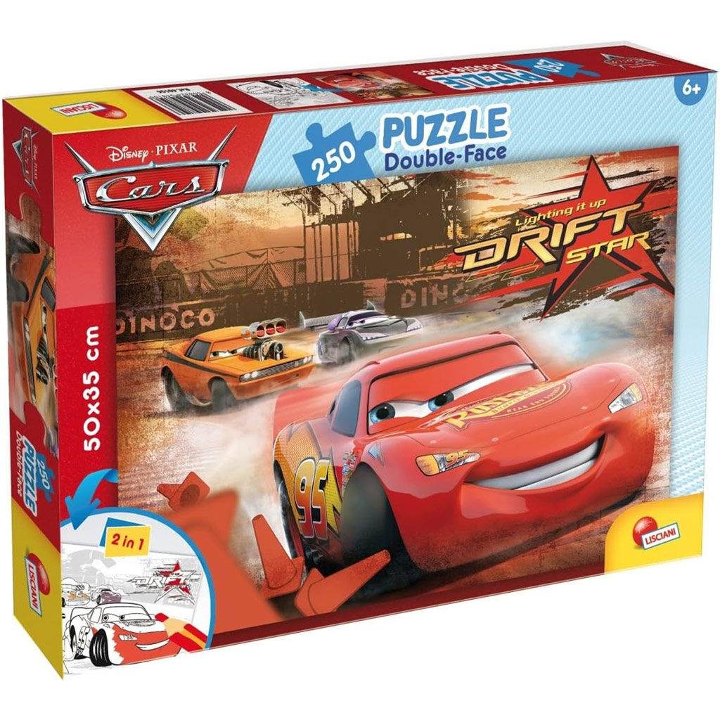 Verdák 2 az 1-ben 250db-os puzzle és színező 50x35cm - Lisciani kép 1