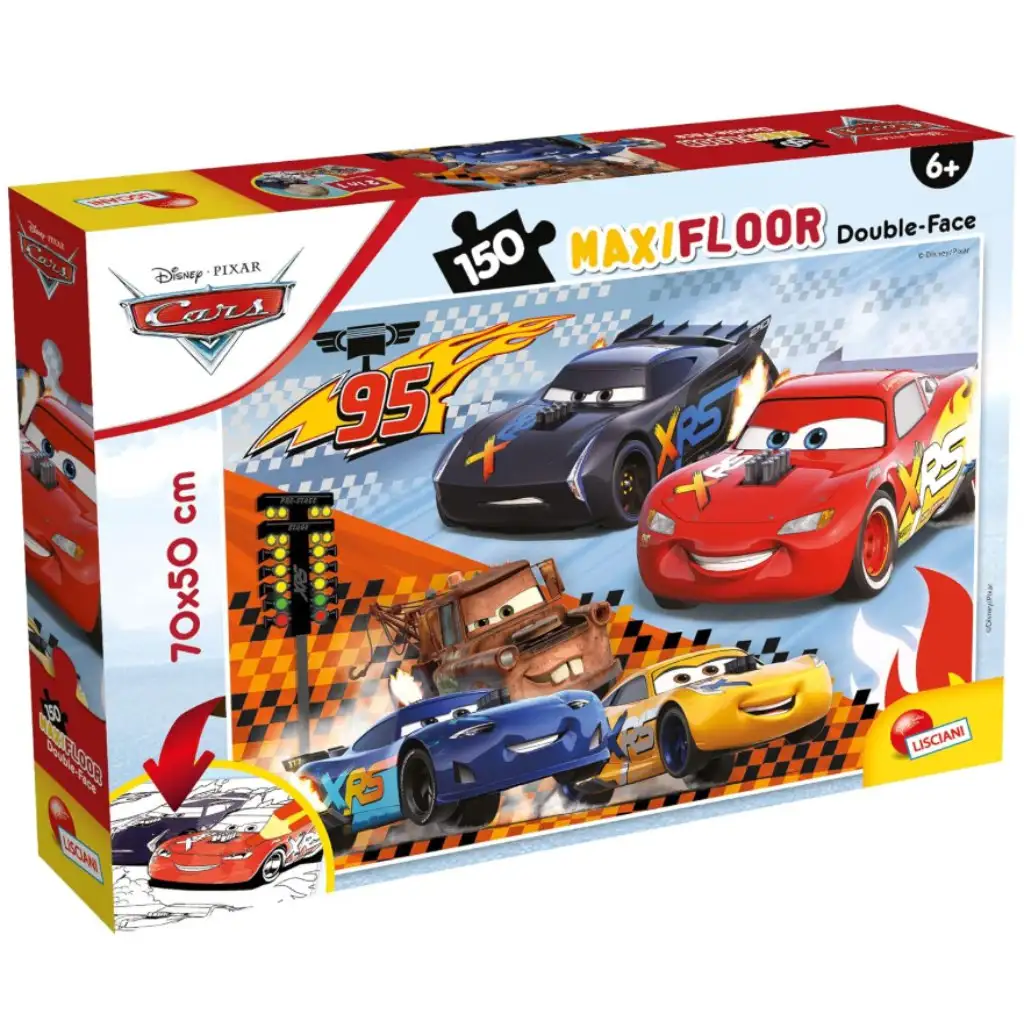 Verdák 3 2 az 1-ben 150db-os puzzle és színező 70x50cm - Lisciani kép 1