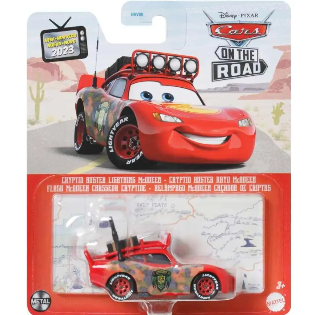 Verdák: Cryptid Buster Villám McQueen karakter kisautó 1/55 - Mattel kép 1