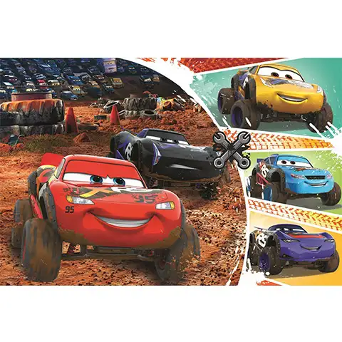 Verdák 3: Villám McQueen és barátai puzzle 60db-os - Trefl kép 2
