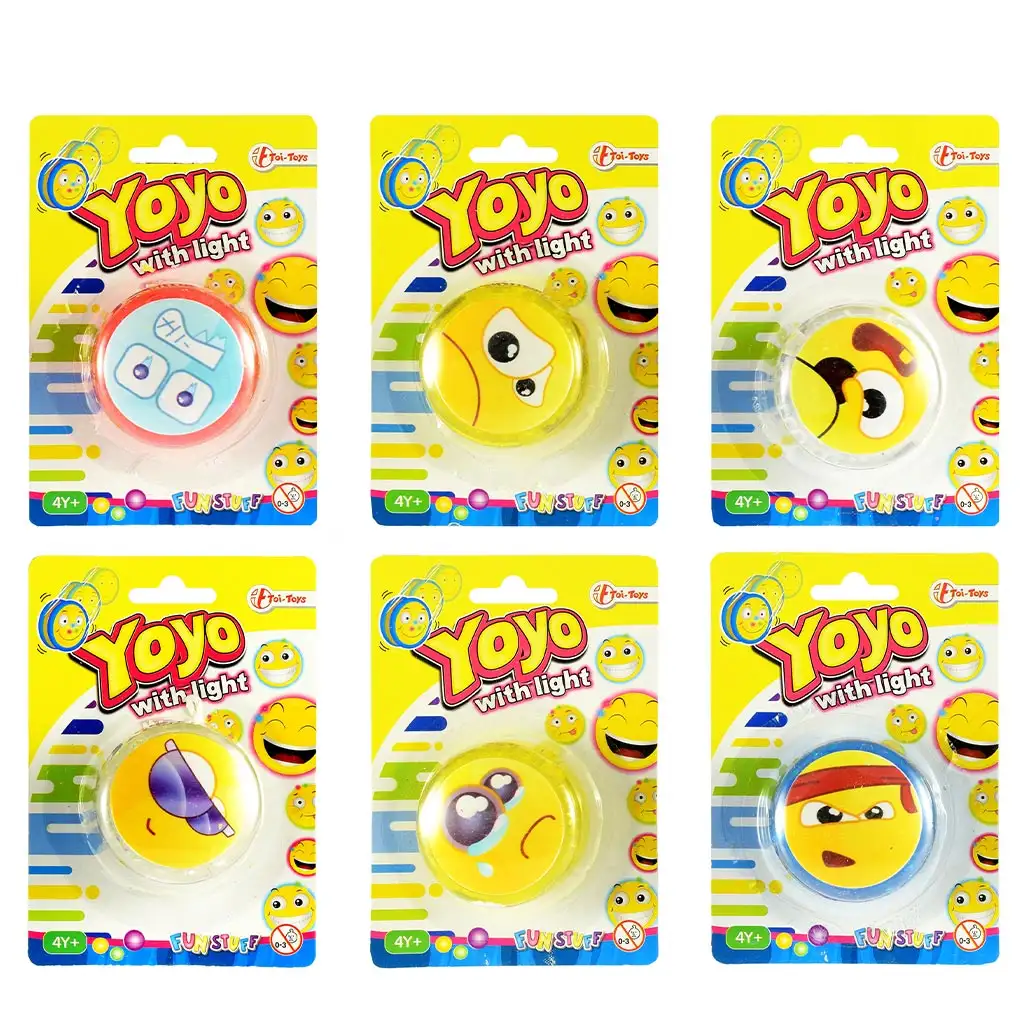 Világítós Emojis Yoyo többféle változatban 1db kép 1