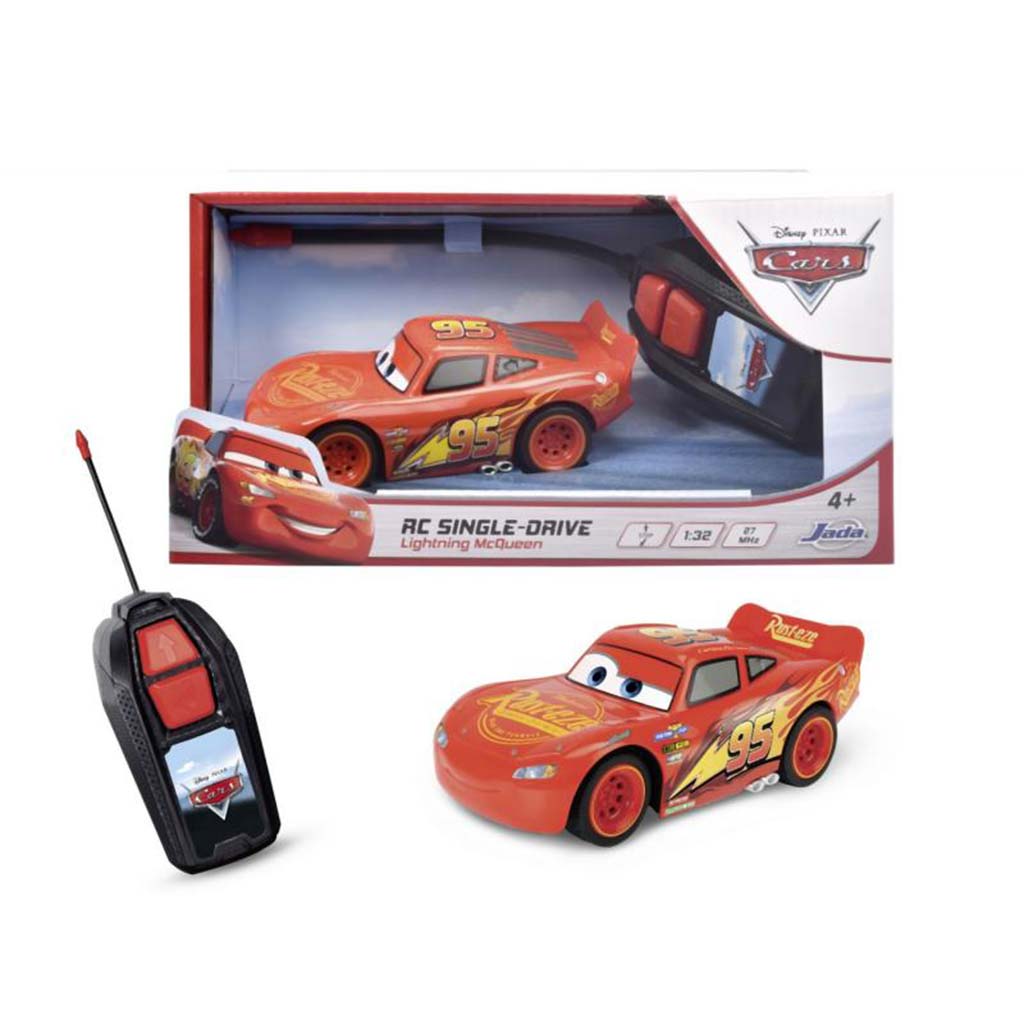 Verdák: Távirányítós Villám McQueen autó 1/32 - Jada Toys kép 1
