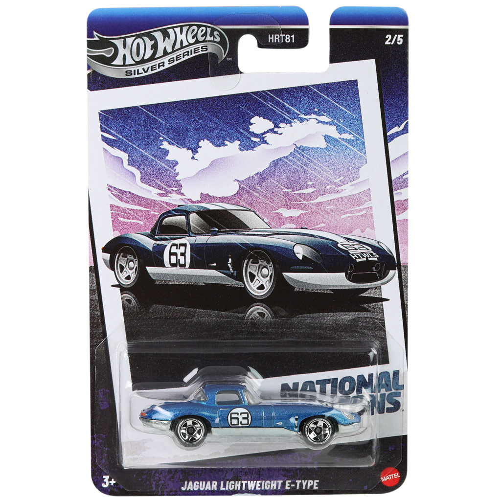 Hot Wheels: Vintage Jaguar Lightweight E‑Type kisautó 1/64 – Mattel kép 1