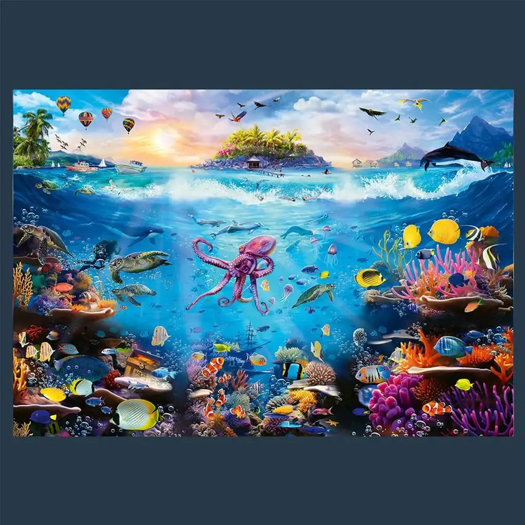 Víz alatti paradicsom 13500db-os UFT puzzle - Trefl kép 2