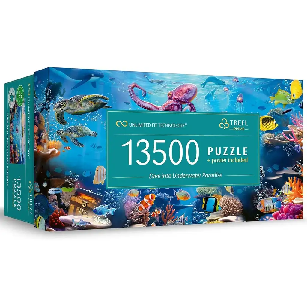 Víz alatti paradicsom 13500db-os UFT puzzle - Trefl kép 1