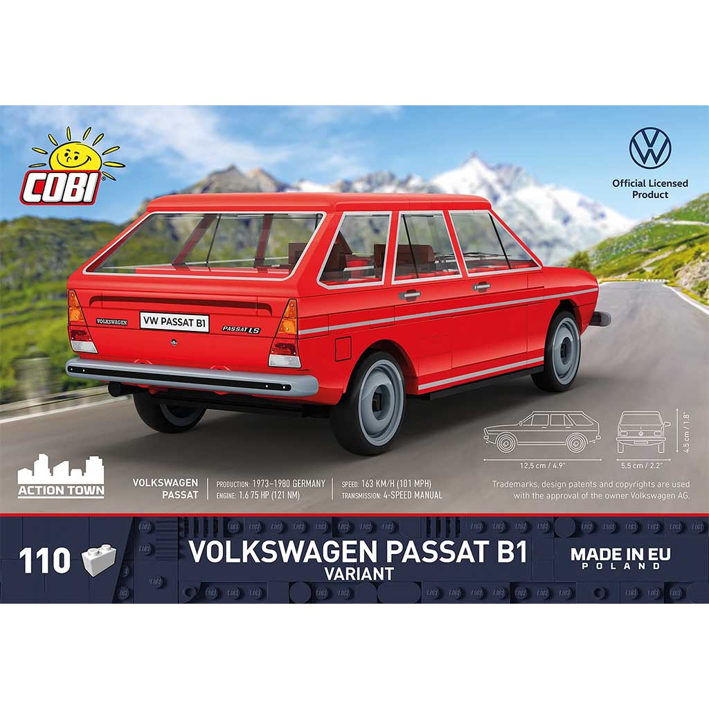 COBI: Volkswagen Passat B1 Variant autó építőjáték (24641) kép 2