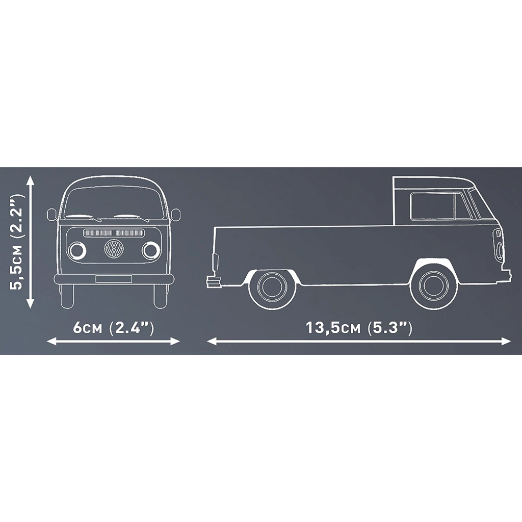 COBI: Volkswagen T2a platós teherautó építőjáték (24618) kép 4