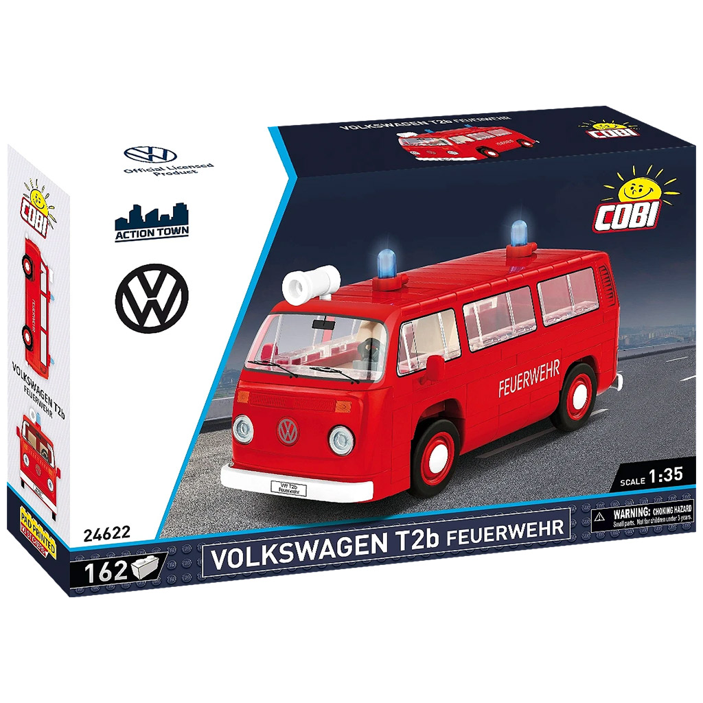 COBI: Volkswagen T2b Tűzoltóautó építőjáték (24622) kép 1
