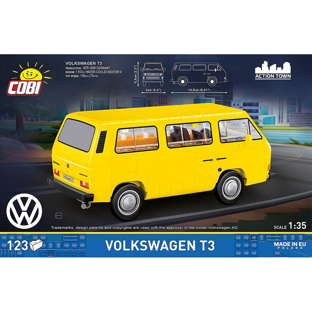COBI: Volkswagen T3 autó építőjáték (24634) kép 2
