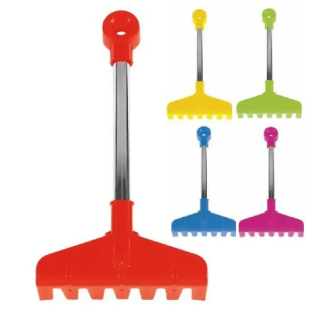 Gereblye fém nyéllel több színváltozatban 32cm-es - Wader kép 1