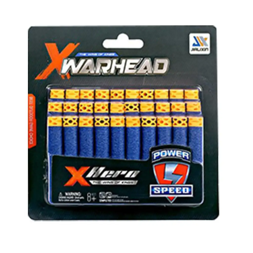 X Warhead 30db-os szivacs töltény kép 1