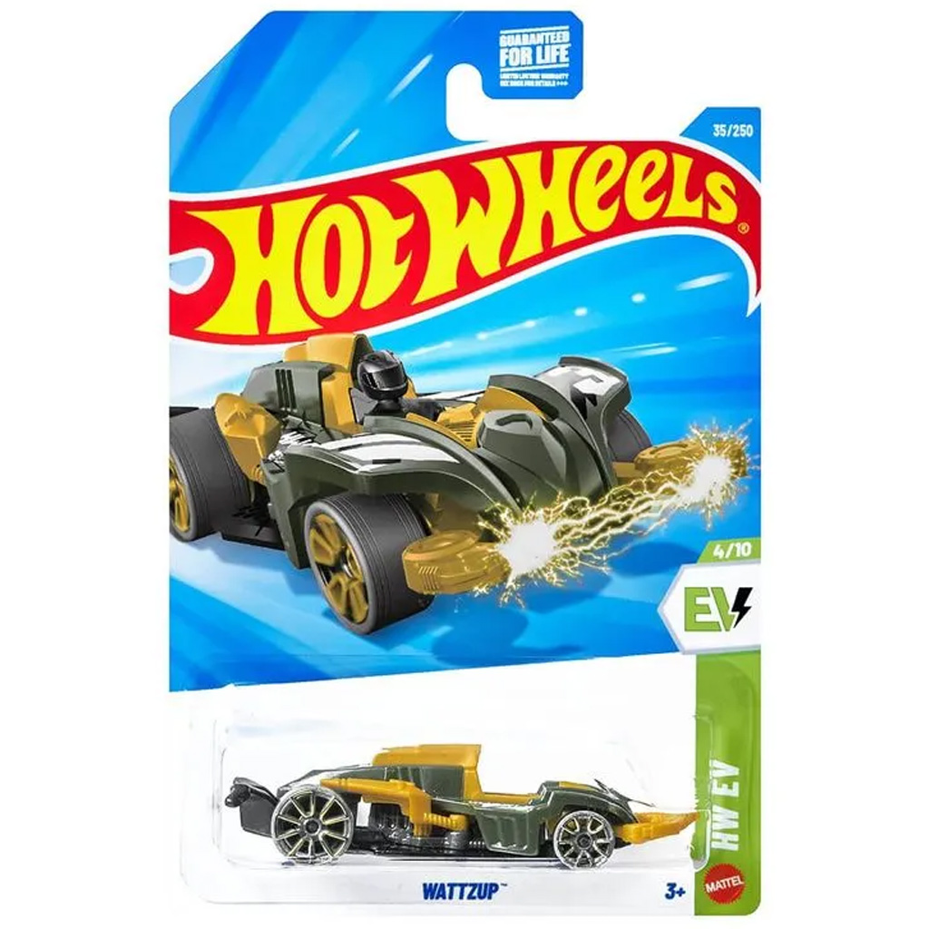 Hot Wheels: Wattzup sárga kisautó 1/64 - Mattel kép 1
