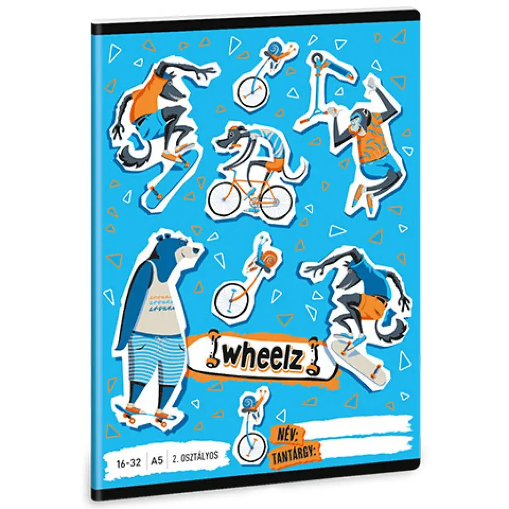 Ars Una: Wheelz 2.osztályos vonalas füzet A/5 16-32 kép 1