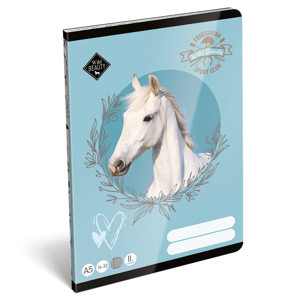 ICO: Lizzysuli Wild Beauty Sport Club 2. osztályos vonalas füzet kép 1