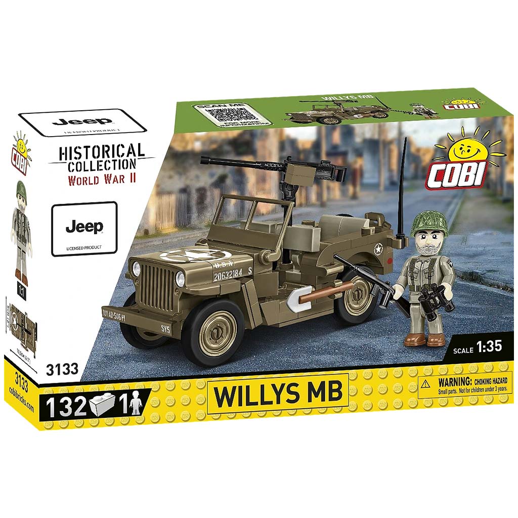 COBI: Willys MB harckocsi építőjáték (3133) kép 1