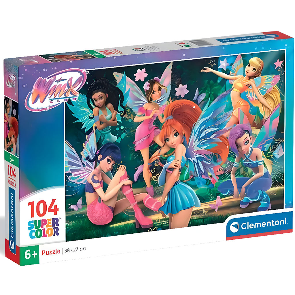 Winx Club tündérei 104 db-os puzzle - Clementoni kép 1