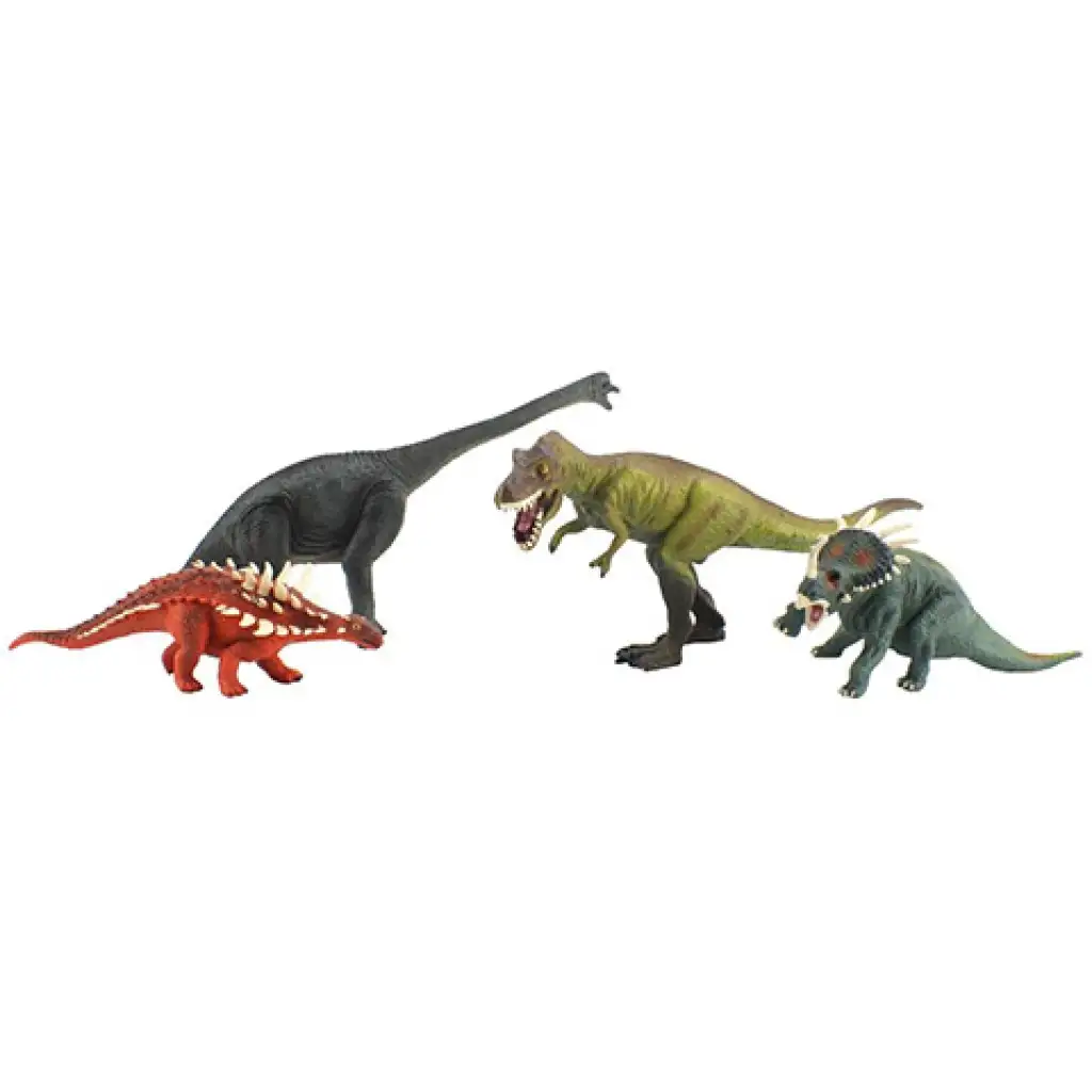 World Of Animals: Dinoszauruszok 4db-os játékszett kép 2