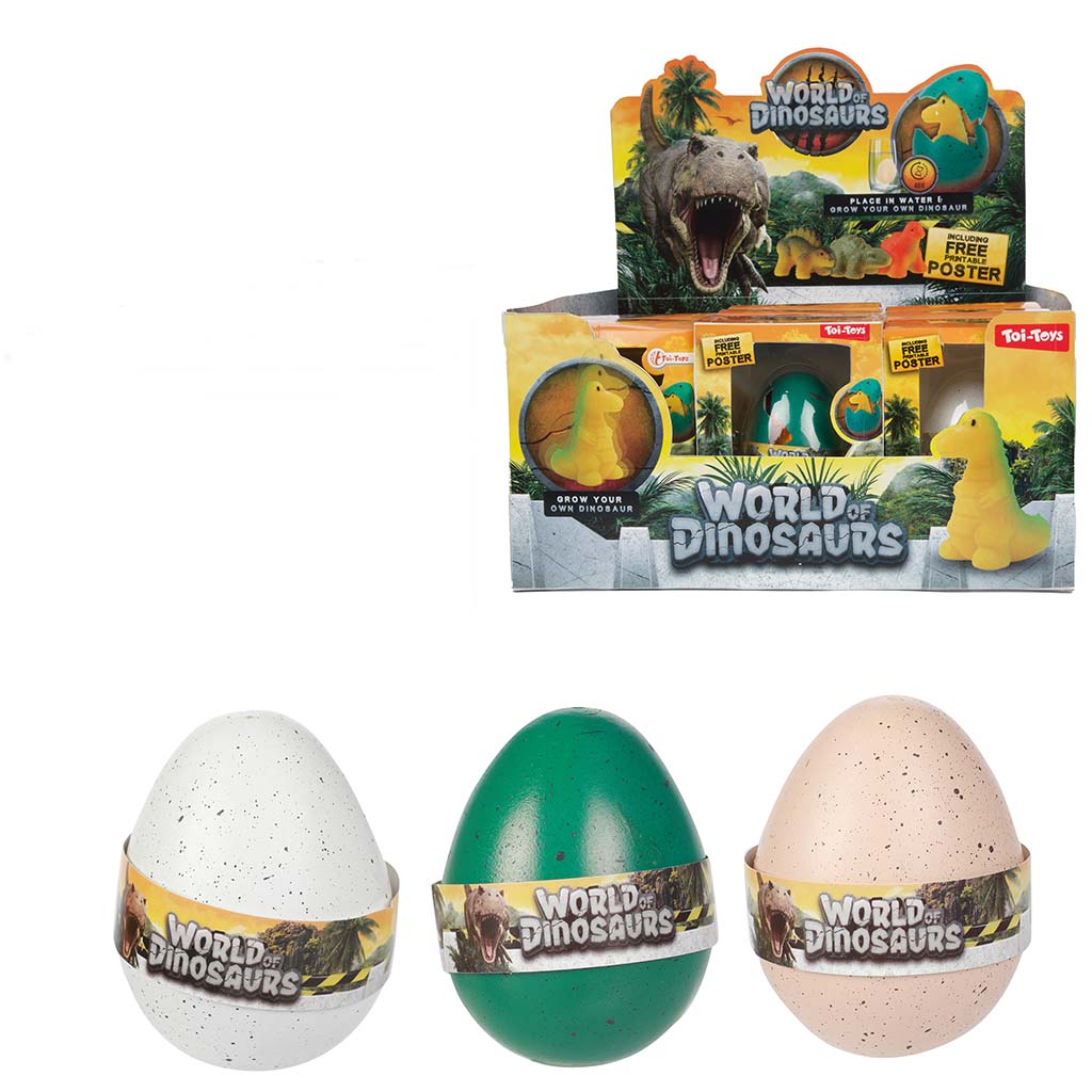 World of Dinosaurs Növekvő dinoszaurusz figura tojásban kép 1