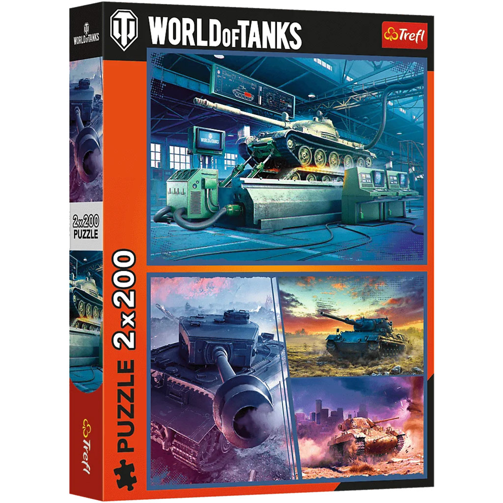 World of Tanks 2x200db-os puzzle - Trefl kép 1