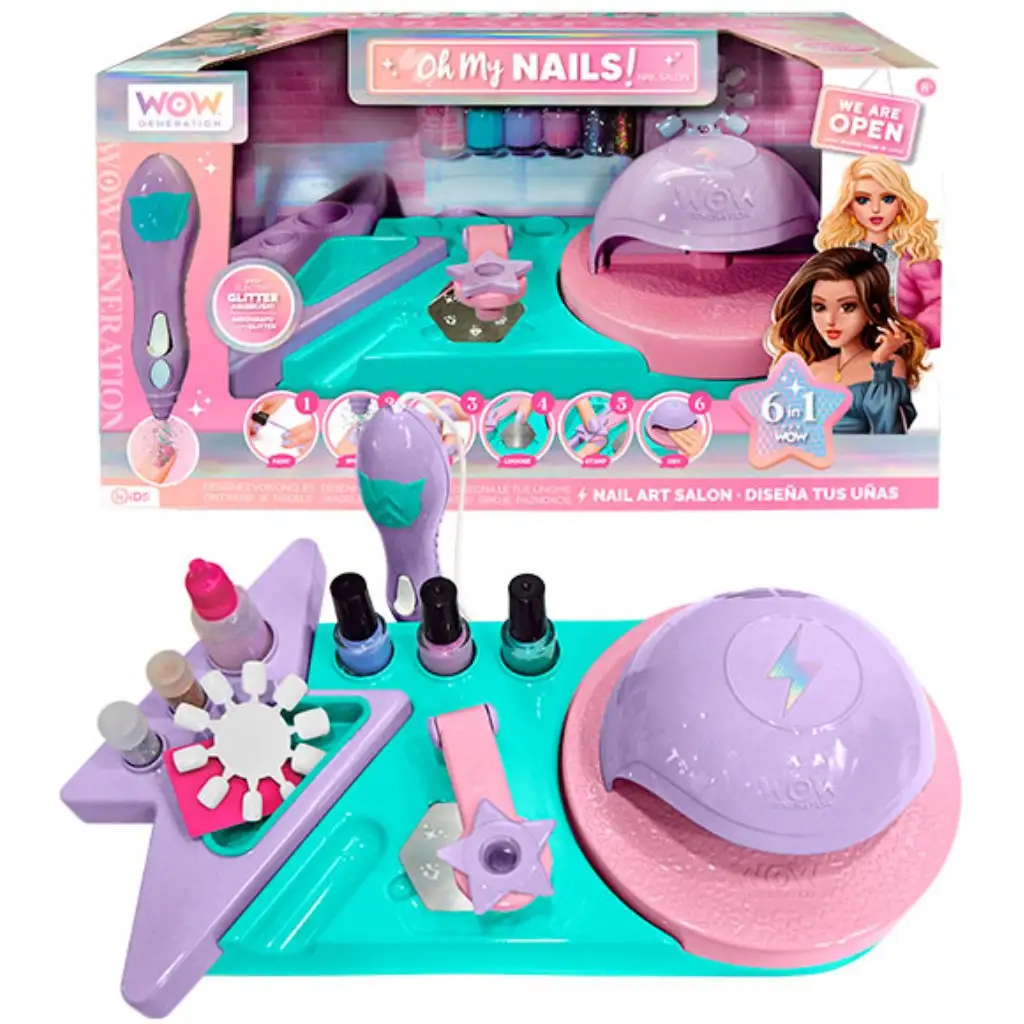WOW Generation: Oh My Nails! - Körömstúdió játékszett kép 1