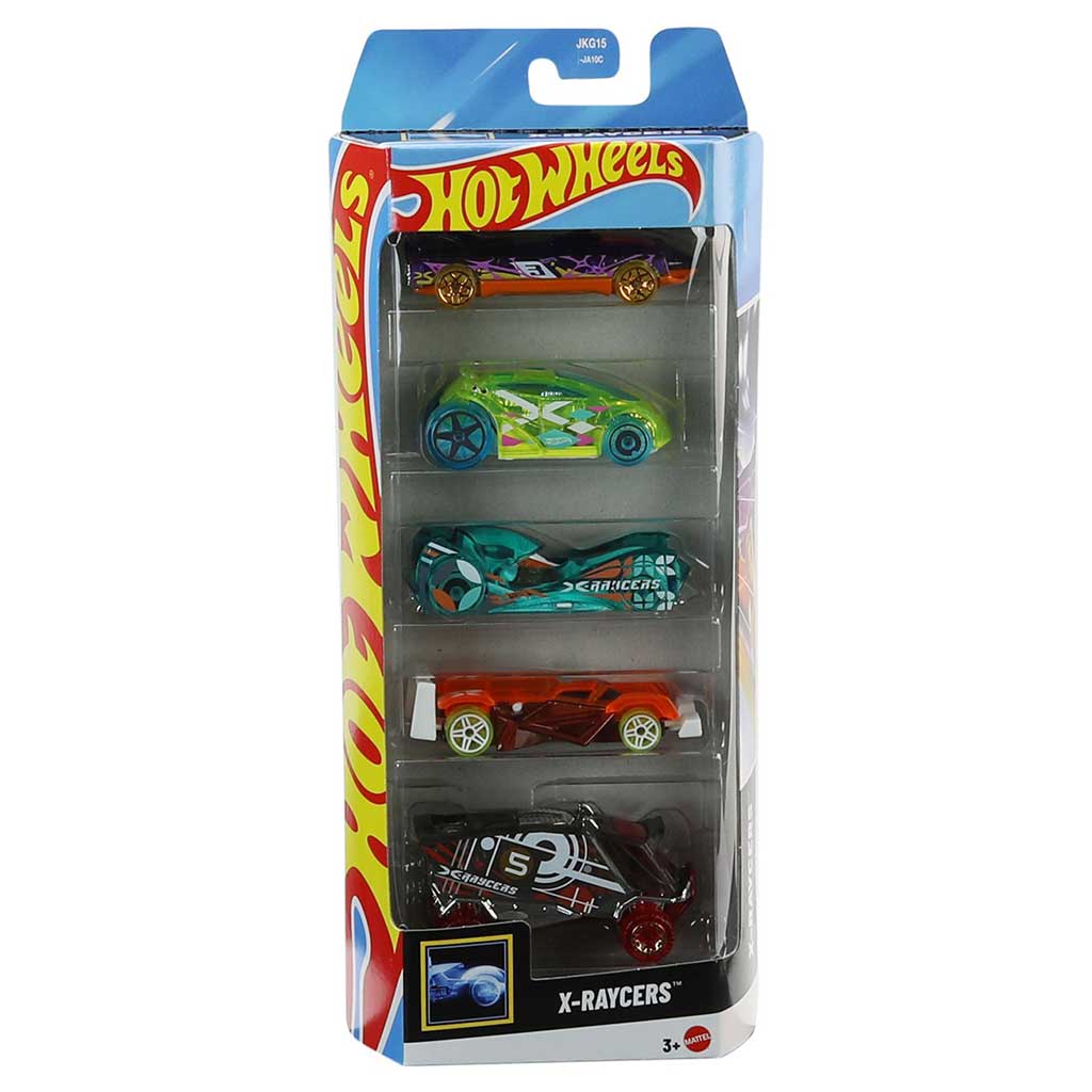 Hot Wheels X-Raycers 5 db-os kisautó szett 1/64 – Mattel kép 1