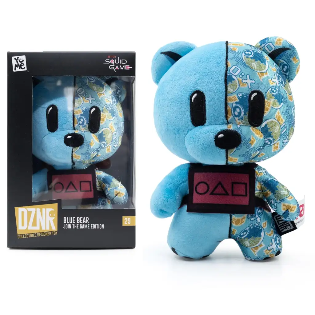 Squid Game DZNR Blue Bear plüss figura Join the Game kiadás 18cm kép 1