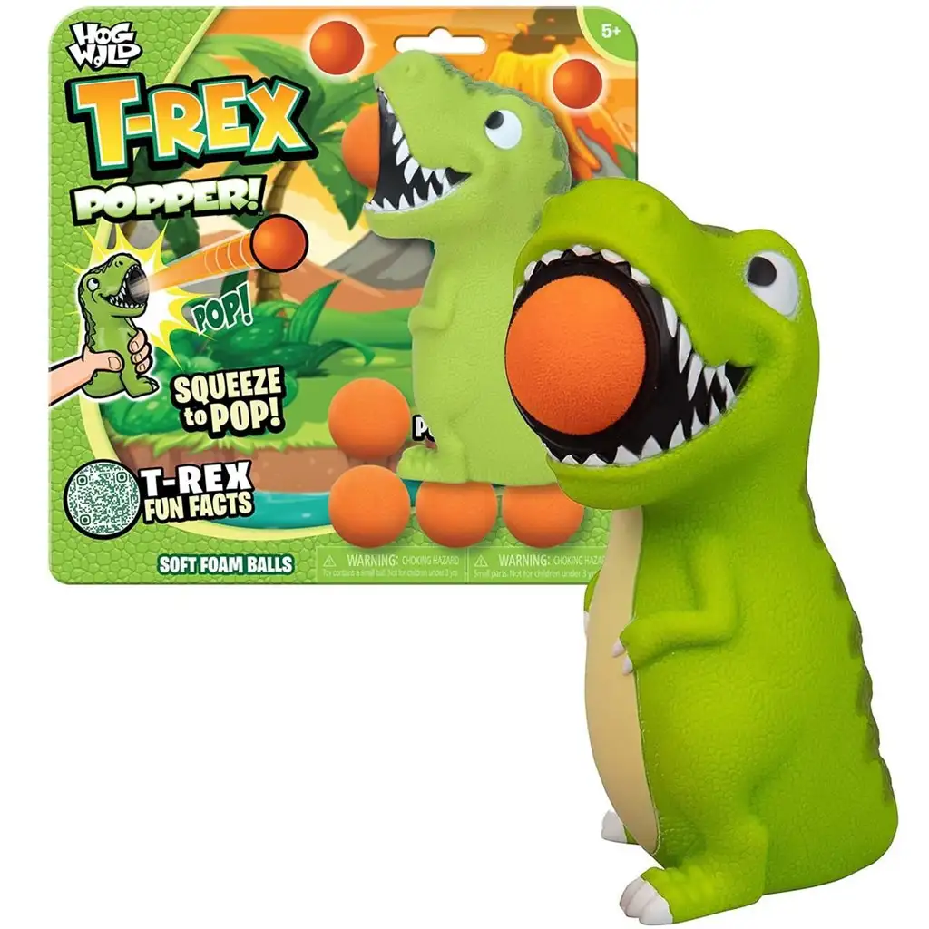 Zing: Popper T-rex kilövő labdákkal kép 1