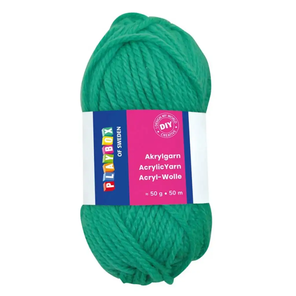 PlayBox: Akril fonal 50g zöld kép 1