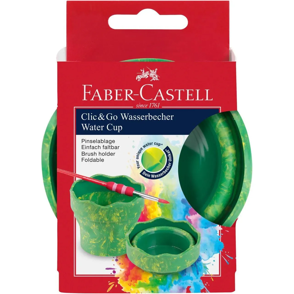 Faber-Castell: Click and Go zöld márvány ecsettál kép 1